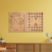 Cornell's Begleitatlas Leinwanddruck (Insitu (Wohnzimmer))