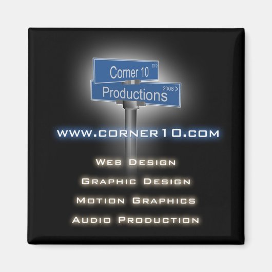 Corner10 Productions Magnet (Vorne)