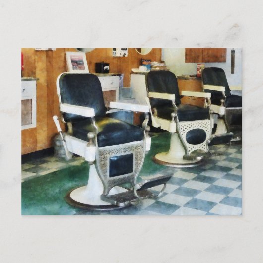 Corner Barber Shop Postkarte (Vorderseite)