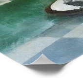 Corner Barber Zwei Stühle Poster (Ecke)