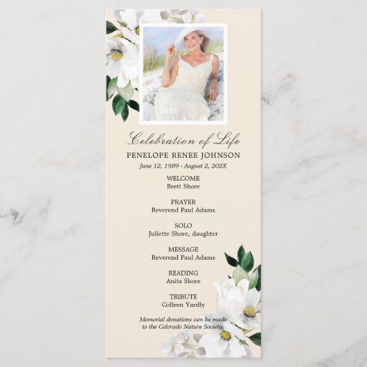 Corner Blume Feierlichkeiten zum Life Program Programm (Vorderseite)