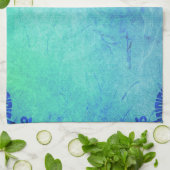 Corner Decal Vintage Papiertextur Geschirrtuch (Gefaltet)