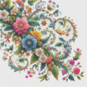 Corner Floral Sticker (Vorderseite)