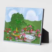 Corner Garden Tabletop Plaque mit Easel Fotoplatte (Seite)