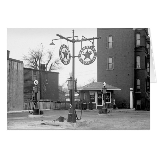 Corner Gas Station, 1925 (Vorderseite (Horizontal))