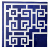 Corner Griechischer Meander - griechisches Schlüss Fliese (Vorderseite)