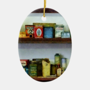Corner Grocershop Keramikornament