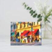 Corner oder Center und Merchant Rutland VT Postkarte (Stehend Vorderseite)