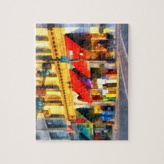 Corner oder Center und Merchant Rutland VT Puzzle (Vertikal)