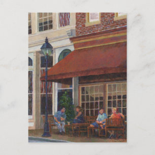Corner Restaurant Postkarte