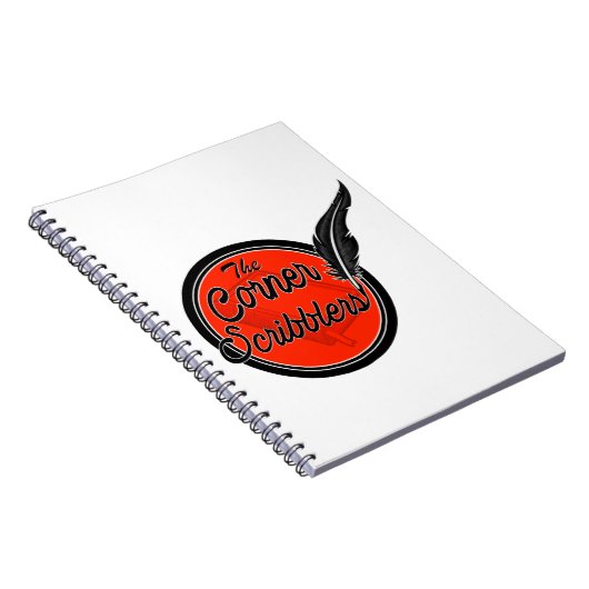 Corner Scribblers Logo Notizblock (Rechte Seite)
