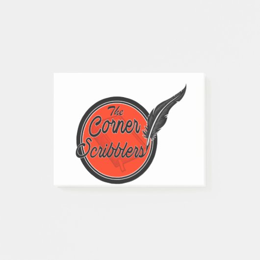 Corner Scribblers Logo Post-it Klebezettel (Vorderseite)