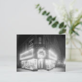 Corner Store bei Nacht, 1920 Postkarte (Stehend Vorderseite)