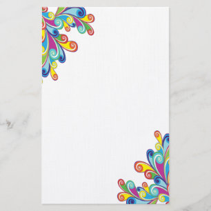 Corner Wirbel Stationery Briefpapier