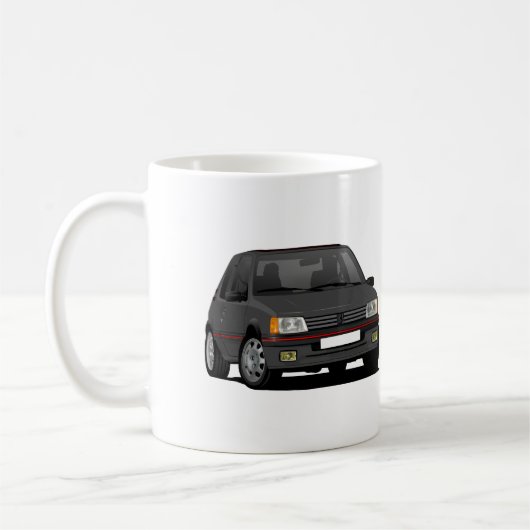 Cornering Mops 205 GTi 2 x Bild Kaffeetasse (Links)