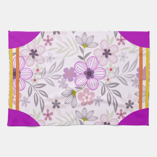 Cornerstone Blossom Lavendel Geschirrtuch (Horizontal)