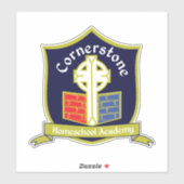 Cornerstone Homeschool Academy  Aufkleber (Blatt)