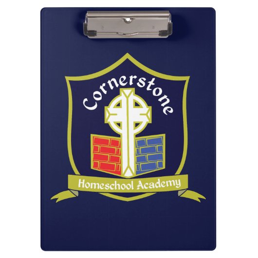 Cornerstone Homeschool Academy  Klemmbrett (Vorderseite)