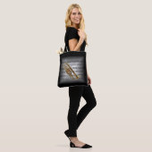 Cornet ~ 3-D Sheet Music Pillow ~ Grau/Schwarz ~ Tasche (Am Model)