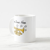 Cornet Custom Tasse Cornetist Brass Musician Gesch (Vorderseite Links)