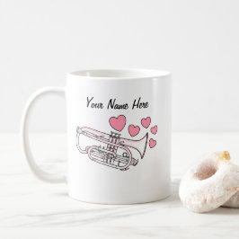 Cornet Custom Wedding Tasse Brass Musiker