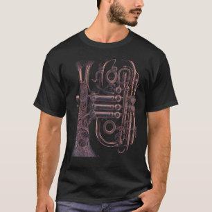 Cornet-Musikinstrument Graphic Steampunk T-Shirt