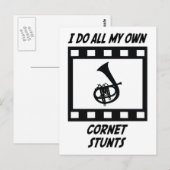 Cornet Stunts Postkarte (Vorne/Hinten)