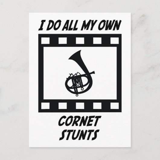 Cornet Stunts Postkarte (Vorderseite)