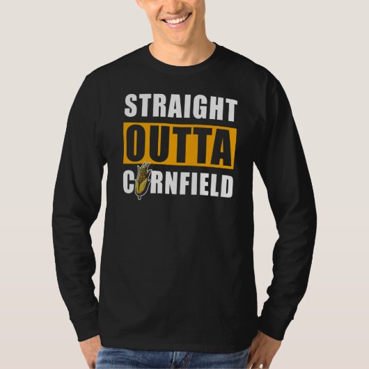 Cornfield Cornfield Cornfield Cornfield-Mais T-Shirt (Vorderseite)