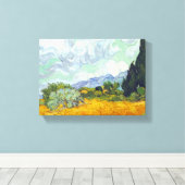 Cornfield mit Zypern von Vincent van Gogh Leinwanddruck (Insitu (Holzboden))