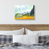 Cornfield mit Zypern von Vincent van Gogh Leinwanddruck (Insitu (Schlafzimmer))