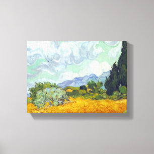 Cornfield mit Zypern von Vincent van Gogh Leinwanddruck