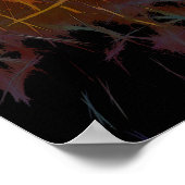 Cornfield-Sonnenaufgang Poster (Ecke)