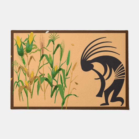 Cornfield Springtime Kokopelli Doormat Fußmatte (Vorderseite)