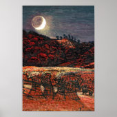 Cornfield von Moonlight, 1830 Poster (Vorne)