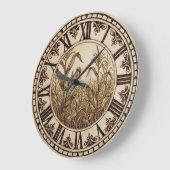 Cornfield Wall Clock Große Wanduhr (Winkel)