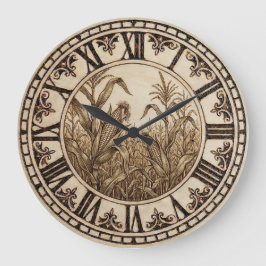 Cornfield Wall Clock Große Wanduhr