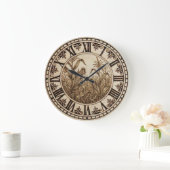 Cornfield Wall Clock Große Wanduhr (Zuhause)