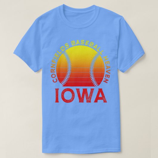Cornfields Baseball Heaven Iowa Hawaii Costumed T-Shirt (Design vorne)