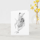 Cornflankenkarte Karte (Gelbe Blume)