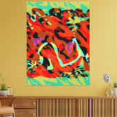 CoRNflicKt WavY GrAvy Leinwanddruck (Insitu (Wohnzimmer))
