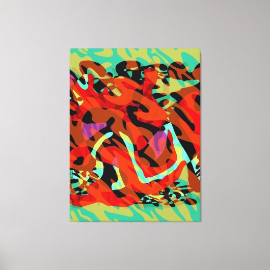 CoRNflicKt WavY GrAvy Leinwanddruck (Vorderseite)