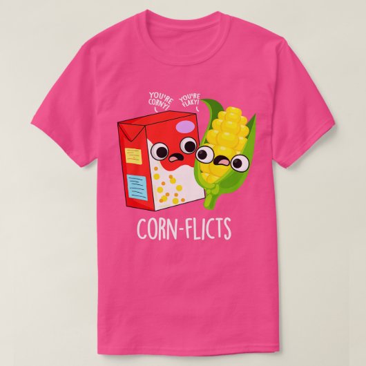 Cornflict Niedlich Cornflake Mais Pub 1 T-Shirt (Design vorne)