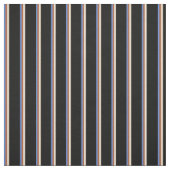 Cornfllower Blue, Sienna, Bisque & Black Colown Stoff (Muster)