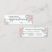 Cornfloralfarben-Trendsetter Mini Visitenkarte (Vorne/Hinten)