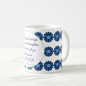 Cornflower 2 Seine Liebe Kaffeetasse (VorderseiteRechts)