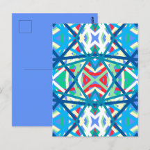 Cornflower Balanced Harmony Colors Abstrakte Linie