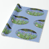 Cornflower-Blau-Packpapier Geschenkpapier (Ungerollt)