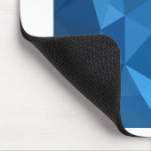 Cornflower-blauer abstrakter niedriger mousepad (Ecke)