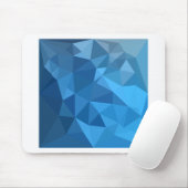 Cornflower-blauer abstrakter niedriger mousepad (Mit Mouse)